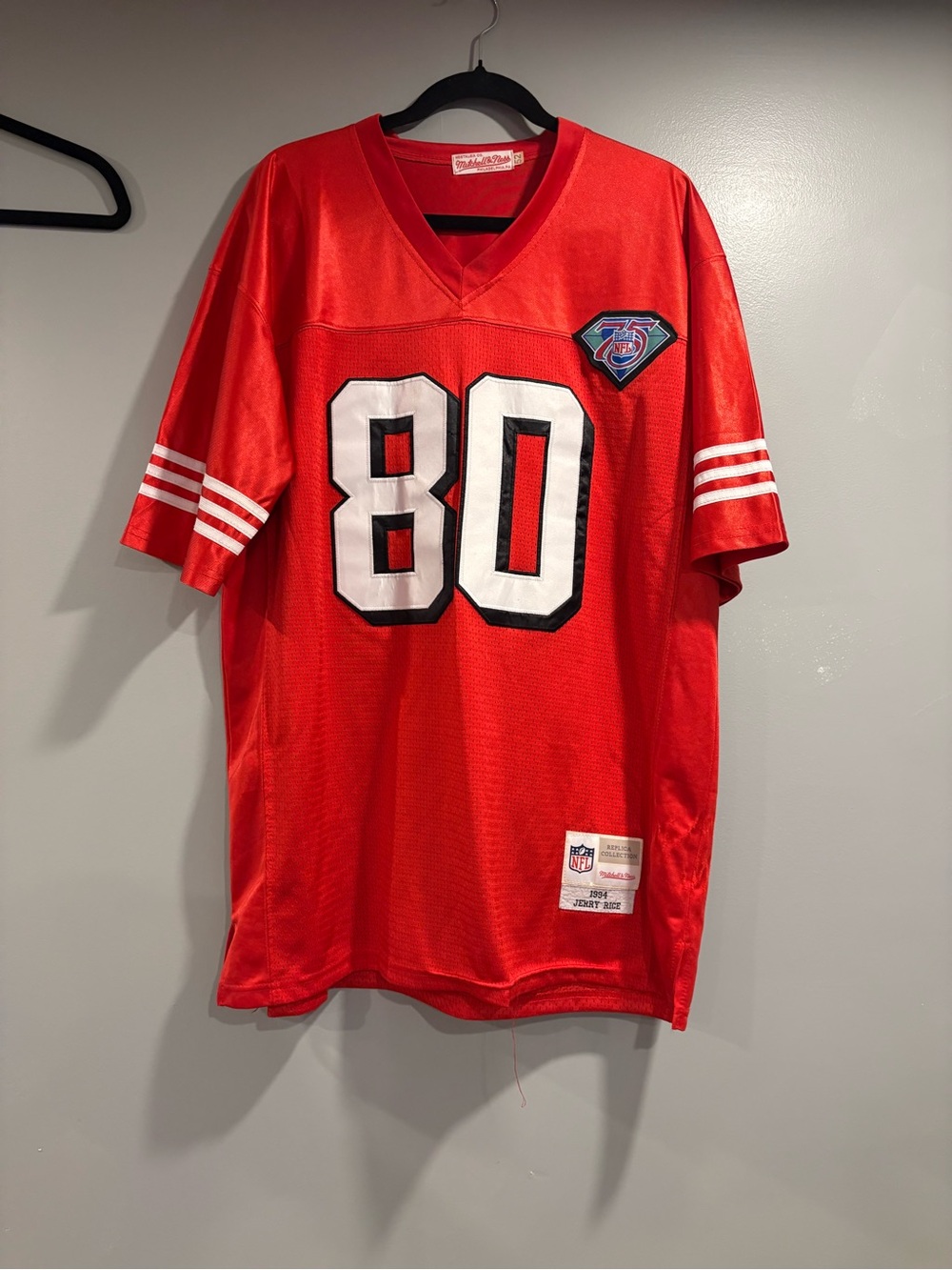 Jerry Rice 49ers Jersey Mitchell and Ness